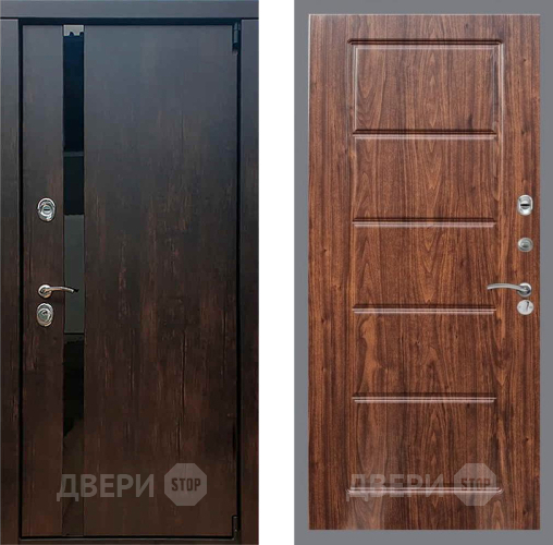 Входная металлическая Дверь Рекс (REX) 26 FL-39 орех тисненый в Наро-Фоминске