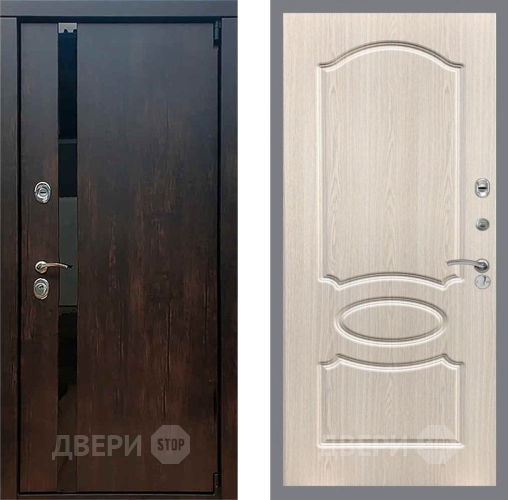 Входная металлическая Дверь Рекс (REX) 26 FL-128 Беленый дуб в Наро-Фоминске