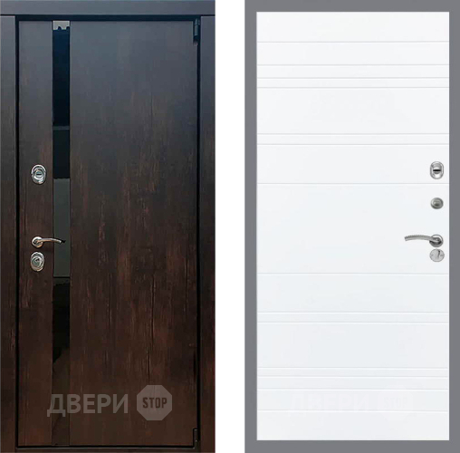 Дверь Рекс (REX) 26 Line Силк Сноу в Наро-Фоминске
