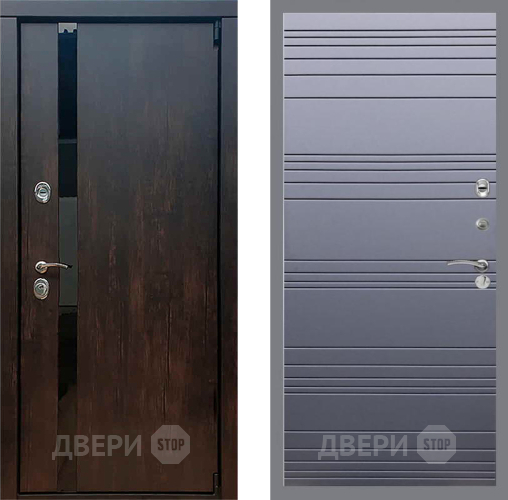 Входная металлическая Дверь Рекс (REX) 26 Line Силк титан в Наро-Фоминске