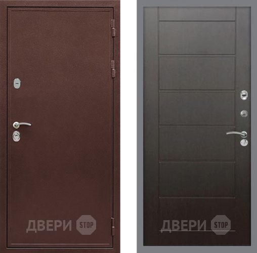 Входная металлическая Дверь Рекс (REX) 5 металл 3 мм Сити Венге в Наро-Фоминске