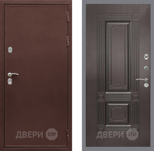 Входная металлическая Дверь Рекс (REX) 5 металл 3 мм FL-2 Венге в Наро-Фоминске