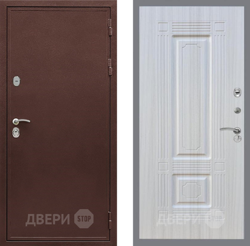 Входная металлическая Дверь Рекс (REX) 5 металл 3 мм FL-2 Сандал белый в Наро-Фоминске