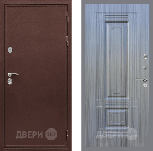 Входная металлическая Дверь Рекс (REX) 5 металл 3 мм FL-2 Сандал грей в Наро-Фоминске