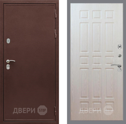 Входная металлическая Дверь Рекс (REX) 5 металл 3 мм FL-33 Беленый дуб в Наро-Фоминске