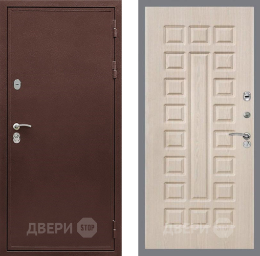 Входная металлическая Дверь Рекс (REX) 5 металл 3 мм FL-183 Беленый дуб в Наро-Фоминске