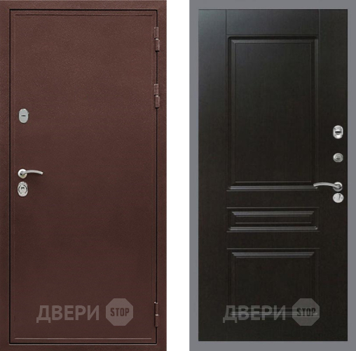 Входная металлическая Дверь Рекс (REX) 5 металл 3 мм FL-243 Венге в Наро-Фоминске