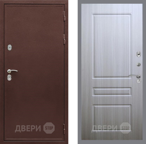 Входная металлическая Дверь Рекс (REX) 5 металл 3 мм FL-243 Сандал белый в Наро-Фоминске