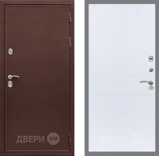 Дверь Рекс (REX) 5 металл 3 мм FL-290 Силк Сноу в Наро-Фоминске
