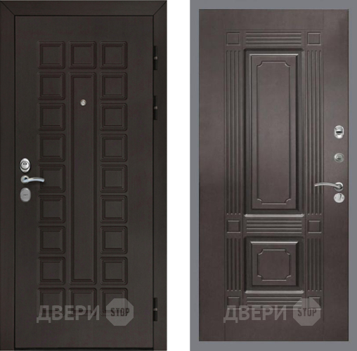 Входная металлическая Дверь Рекс (REX) Сенатор Cisa FL-2 Венге в Наро-Фоминске
