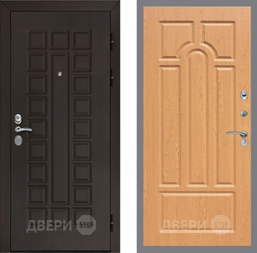 Входная металлическая Дверь Рекс (REX) Сенатор Cisa FL-58 Дуб в Наро-Фоминске