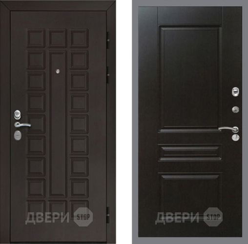 Входная металлическая Дверь Рекс (REX) Сенатор Cisa FL-243 Венге в Наро-Фоминске