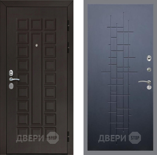 Входная металлическая Дверь Рекс (REX) Сенатор Cisa FL-289 Ясень черный в Наро-Фоминске