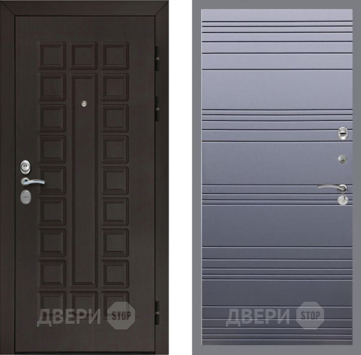 Входная металлическая Дверь Рекс (REX) Сенатор Cisa Line Силк титан в Наро-Фоминске
