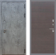 Входная металлическая Дверь Стоп БЕТОН Гладкая венге поперечный в Наро-Фоминске