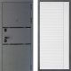 Входная металлическая Дверь Дверной континент Диамант Дизайн ФЛ-757 Белое Стекло Софт милк в Наро-Фоминске