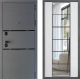 Входная металлическая Дверь Дверной континент Диамант Дизайн ФЛЗ-2 Зеркало Белый софт в Наро-Фоминске