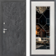 Входная металлическая Дверь Дверной континент ДК-3/713 ФЛ-Тиффани Зеркало Белое дерево в Наро-Фоминске