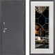 Входная металлическая Дверь Дверной континент ДК-3/744 ФЛ-Тиффани Зеркало Белое дерево в Наро-Фоминске