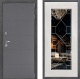 Входная металлическая Дверь Дверной континент ДК-3/649 ФЛ-Тиффани Зеркало Белое дерево в Наро-Фоминске