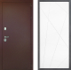 Дверь Дверной континент Рубикон Медь Дизайн ФЛ-655 Белый софт в Наро-Фоминске