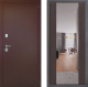 Входная металлическая Дверь Дверной континент Рубикон Медь Дизайн ФЛЗ-1 Зеркало Венге в Наро-Фоминске