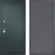 Входная металлическая Дверь Дверной континент Рубикон Серебро Дизайн ФЛ-649 Графит софт в Наро-Фоминске