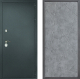 Входная металлическая Дверь Дверной континент Рубикон Серебро Дизайн ФЛ-655 Бетон серый в Наро-Фоминске