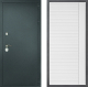 Входная металлическая Дверь Дверной континент Рубикон Серебро Дизайн ФЛ-757 Белое Стекло Софт милк в Наро-Фоминске