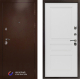 Входная металлическая Дверь Престиж Медь Классика Лиственница белая в Наро-Фоминске
