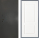 Дверь Заводские двери Эталон 3к антик серебро Доррен Белый софт в Наро-Фоминске