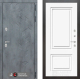 Входная металлическая Дверь Лабиринт (LABIRINT) Бетон 26 Белый (RAL-9003) в Наро-Фоминске