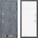 Входная металлическая Дверь Лабиринт (LABIRINT) Бетон 13 Белый софт в Наро-Фоминске