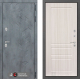 Входная металлическая Дверь Лабиринт (LABIRINT) Бетон 03 Сандал белый в Наро-Фоминске