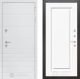 Входная металлическая Дверь Лабиринт (LABIRINT) Трендо 27 Белый (RAL-9003) в Наро-Фоминске