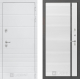 Входная металлическая Дверь Лабиринт (LABIRINT) Трендо 22 Белый софт в Наро-Фоминске