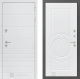 Входная металлическая Дверь Лабиринт (LABIRINT) Трендо 23 Белый софт в Наро-Фоминске