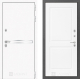 Входная металлическая Дверь Лабиринт (LABIRINT) Лайн White 11 Белый софт в Наро-Фоминске