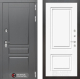 Входная металлическая Дверь Лабиринт (LABIRINT) Платинум 26 Белый (RAL-9003) в Наро-Фоминске