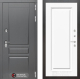 Входная металлическая Дверь Лабиринт (LABIRINT) Платинум 27 Белый (RAL-9003) в Наро-Фоминске