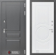 Входная металлическая Дверь Лабиринт (LABIRINT) Платинум 23 Белый софт в Наро-Фоминске