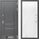 Входная металлическая Дверь Лабиринт (LABIRINT) Платинум 24 Белый софт в Наро-Фоминске