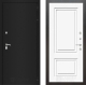 Дверь Лабиринт (LABIRINT) Classic шагрень черная 26 Белый (RAL-9003) в Наро-Фоминске