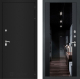 Входная металлическая Дверь Лабиринт (LABIRINT) Classic шагрень черная Зеркало Максимум с тонировкой Черный кварц в Наро-Фоминске