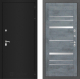 Входная металлическая Дверь Лабиринт (LABIRINT) Classic шагрень черная 20 Бетон темный в Наро-Фоминске