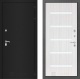 Входная металлическая Дверь Лабиринт (LABIRINT) Classic шагрень черная 01 Сандал белый в Наро-Фоминске