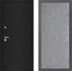 Входная металлическая Дверь Лабиринт (LABIRINT) Classic шагрень черная 21 Бетон светлый в Наро-Фоминске