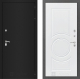 Входная металлическая Дверь Лабиринт (LABIRINT) Classic шагрень черная 23 Белый софт в Наро-Фоминске