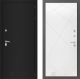 Входная металлическая Дверь Лабиринт (LABIRINT) Classic шагрень черная 24 Белый софт в Наро-Фоминске