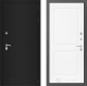Входная металлическая Дверь Лабиринт (LABIRINT) Classic шагрень черная 11 Белый софт в Наро-Фоминске